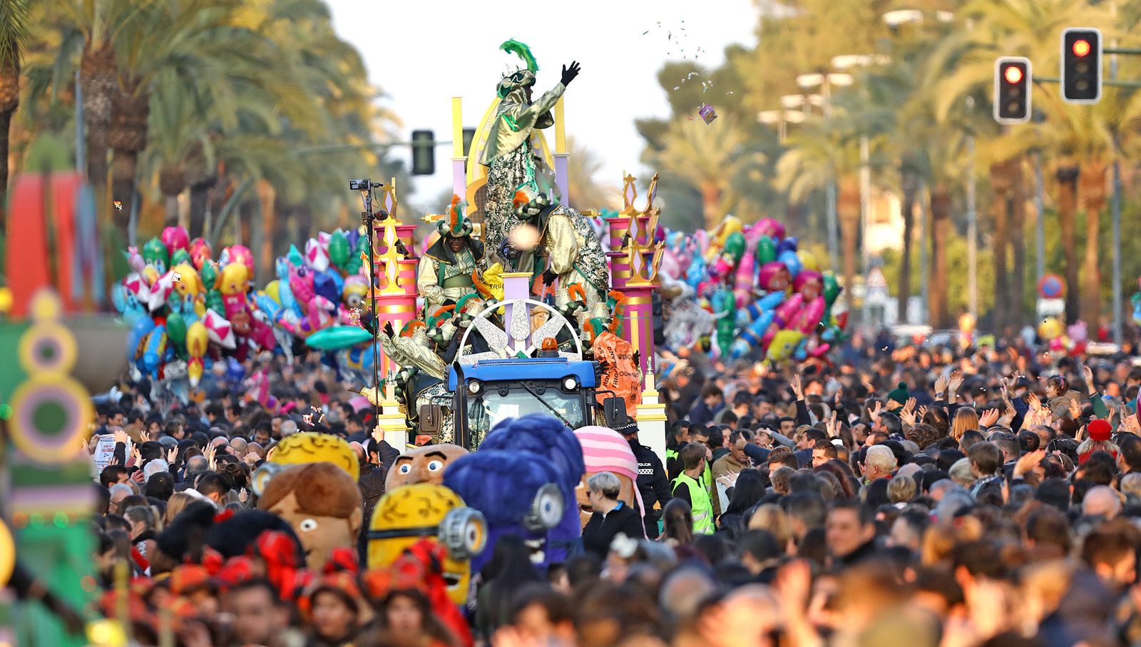Cabalgata de Reyes en enero de 2020.