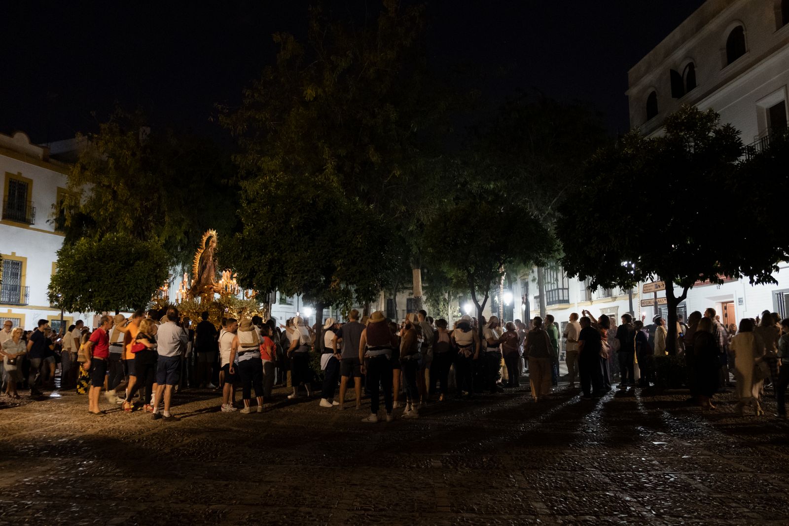 Las imágenes de la procesión de la Virgen de la Luz, en San Esteban