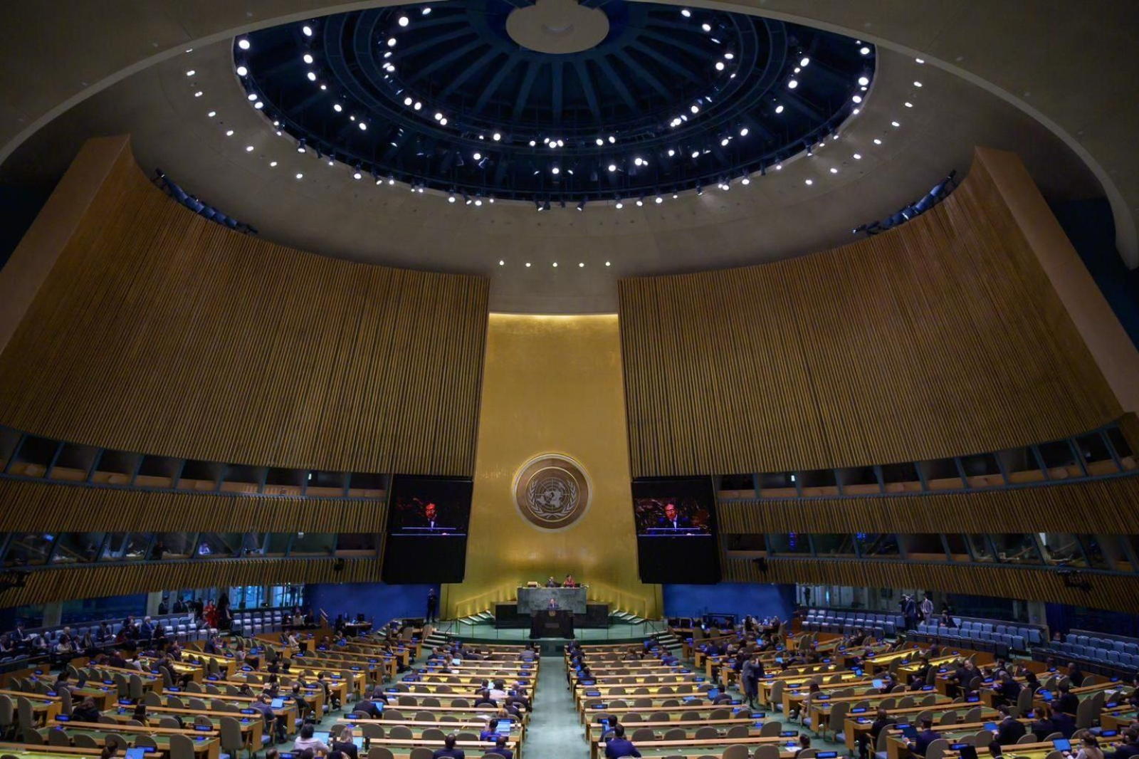 Una reunión de Naciones Unidas reciente.