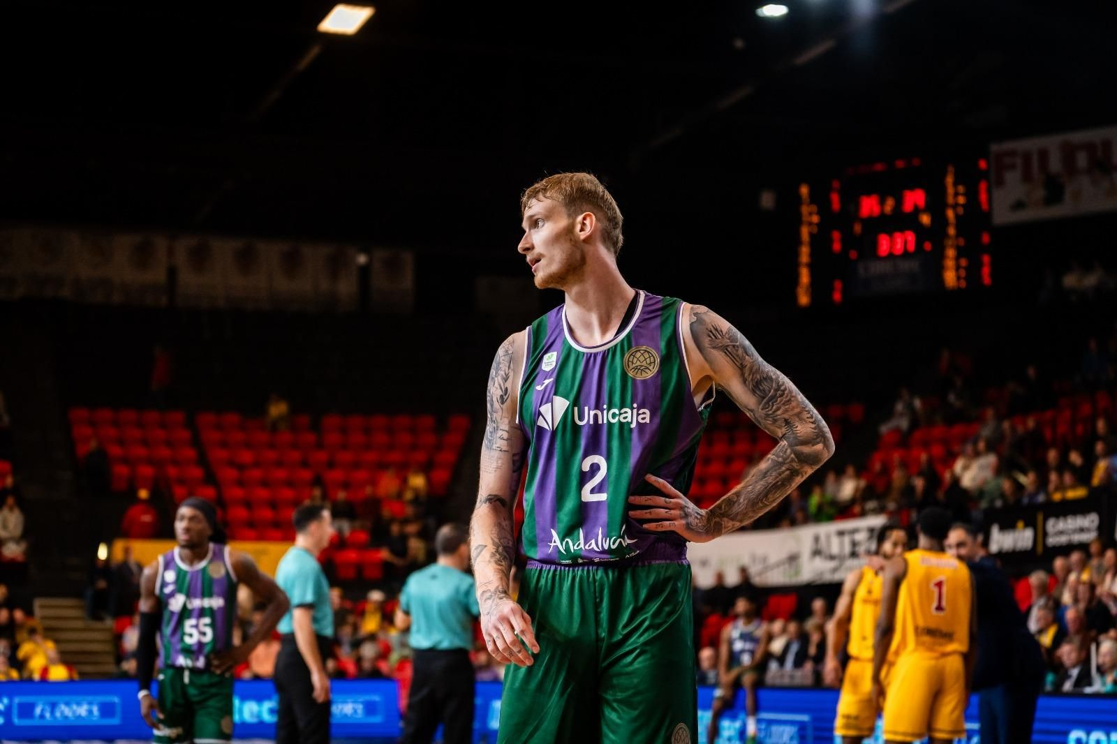 El Oostende-Unicaja, en fotos