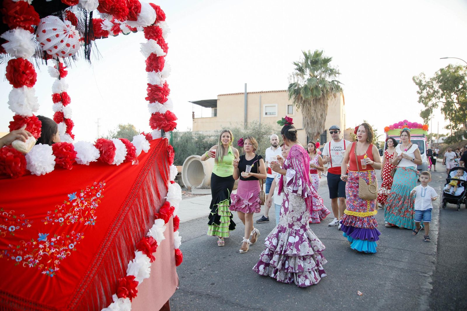 Así se ha vivido el tradicional desfile de carrozas de Gérgal