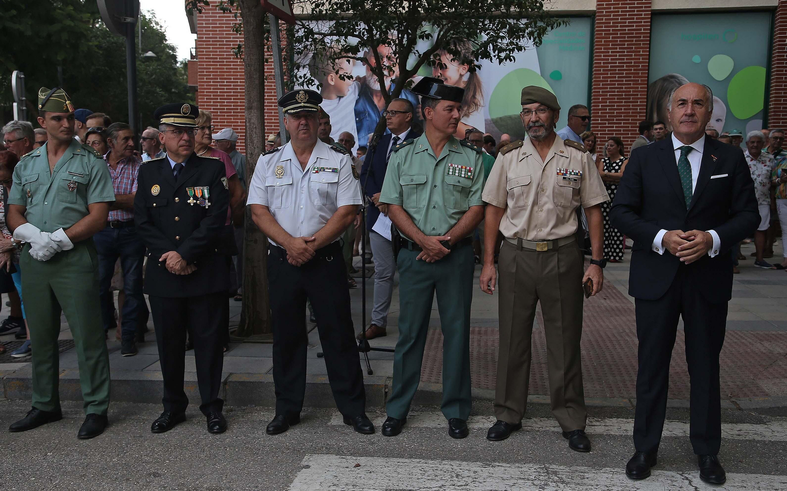 Fotos de la inauguración del monumento a la Legión en Algeciras