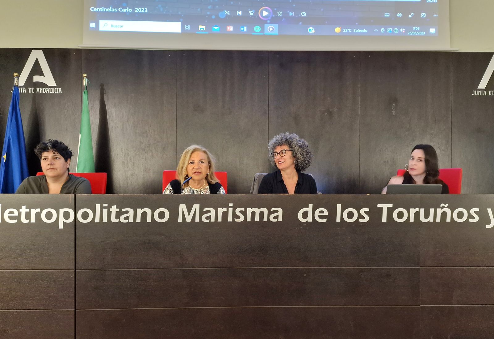 Una imagen del acto dentro del  programa 'Centinelas por la Igualdad'.