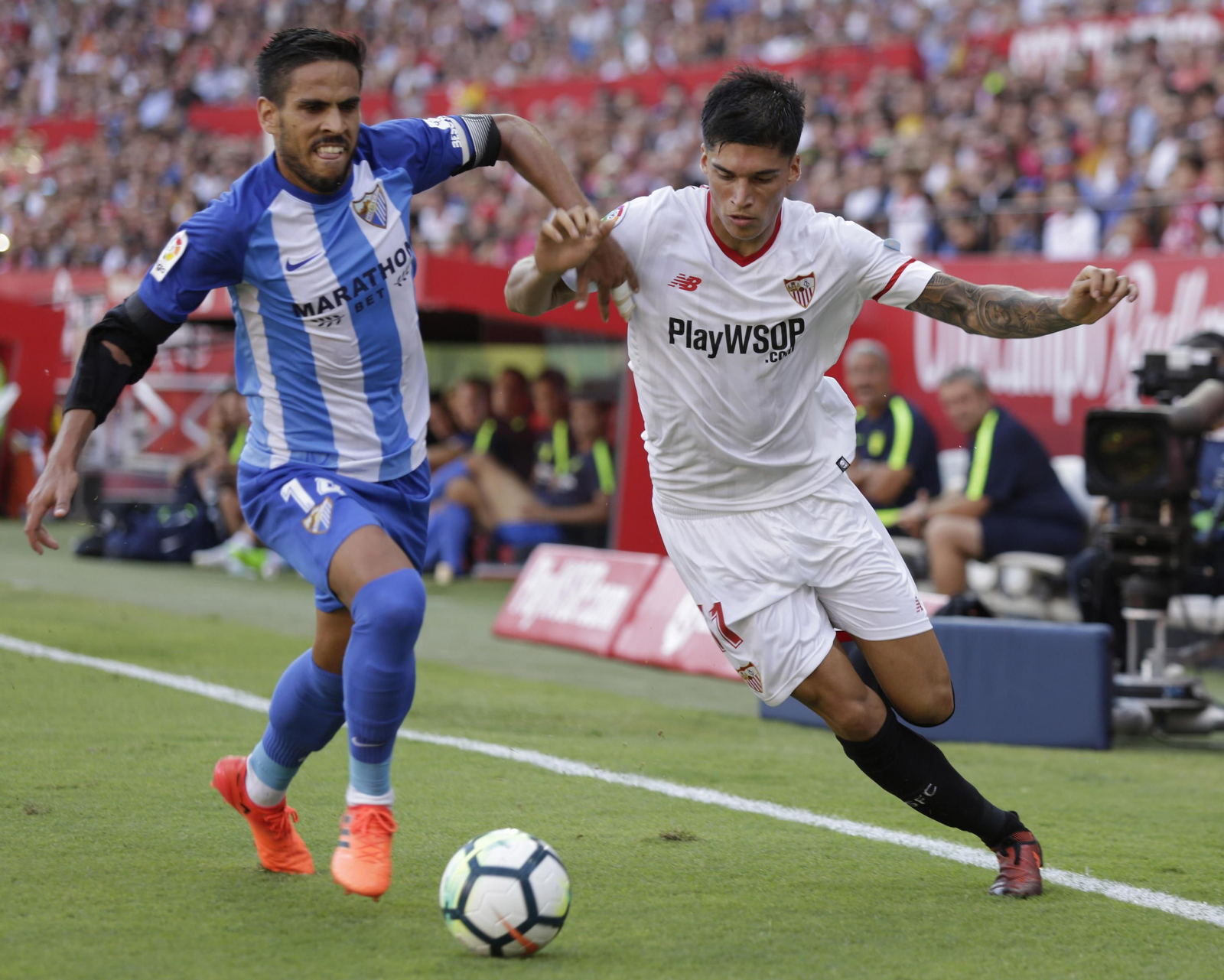 El Sevilla FC-Málaga FC, en imágenes