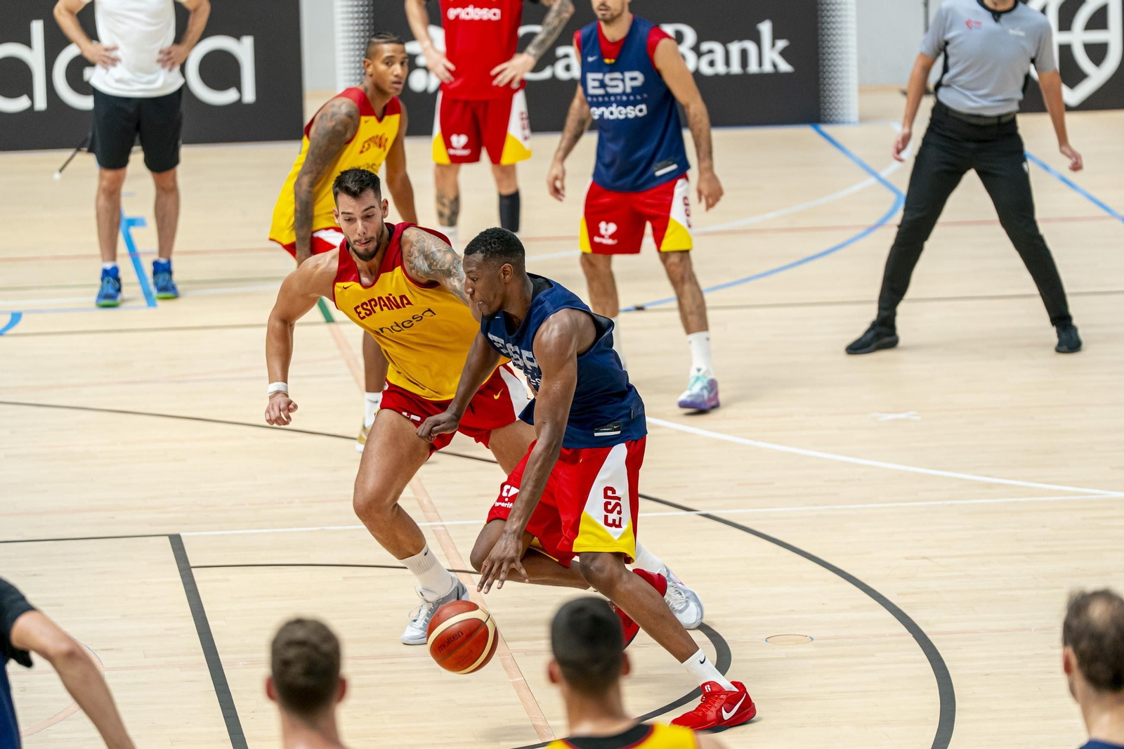 España acaba su trabajo en Madrid antes de venir a Málaga