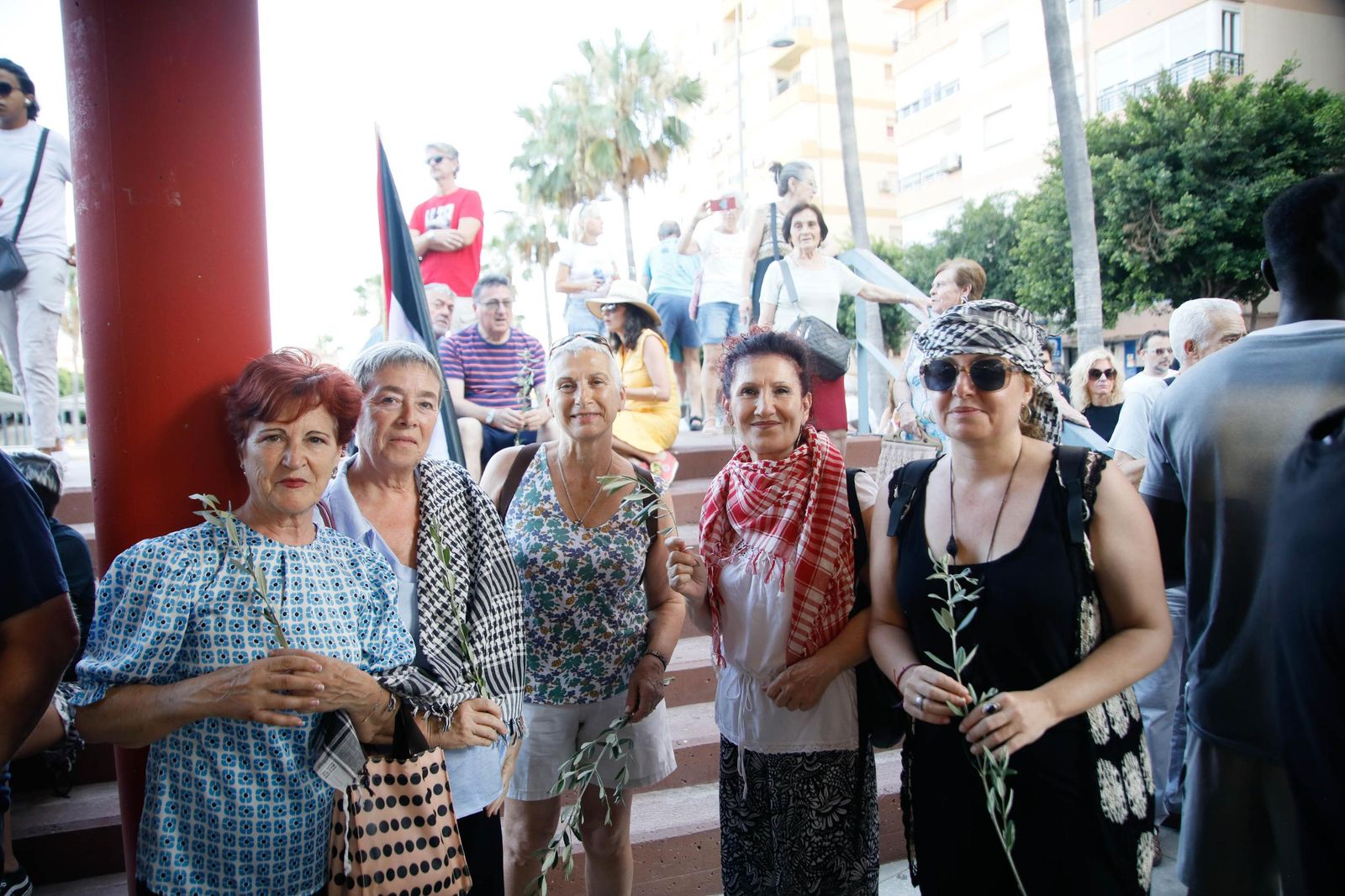 Imágenes de la manifestación en Almería por el genocidio en Palestina