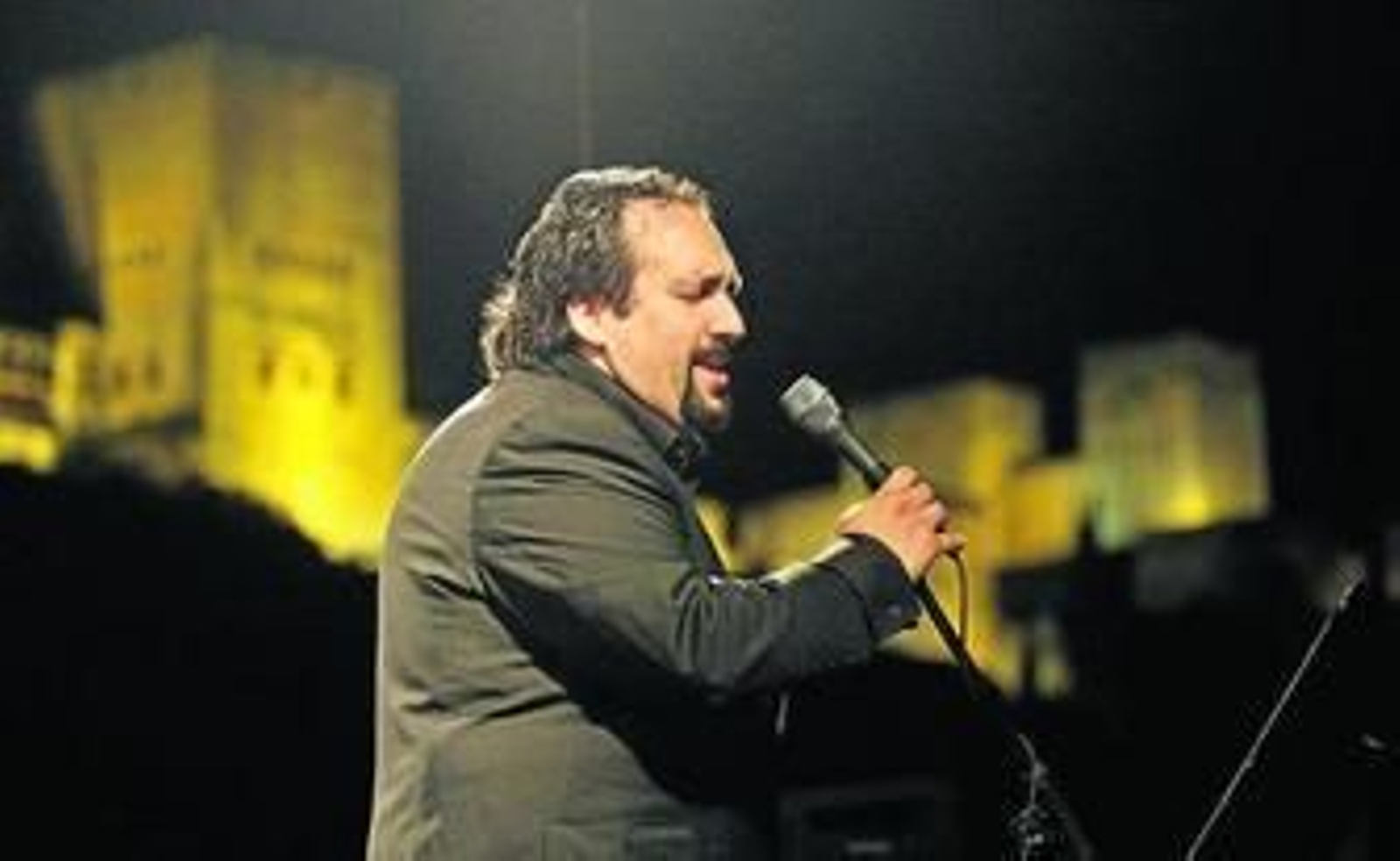 El tenor granadino José Zapata en una pasada actuación en su ciudad natal.