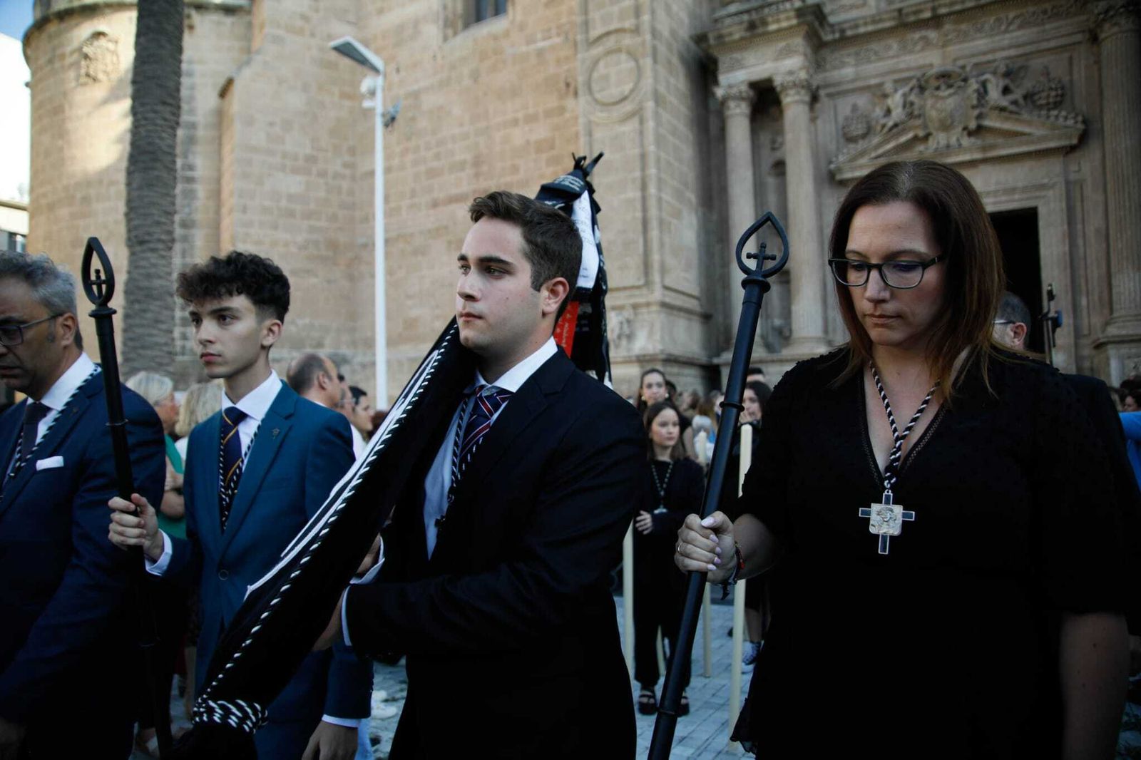Imágenes de la procesión del Corpus Christi en Almería: así han sido la misa y la posterior marcha por la capital