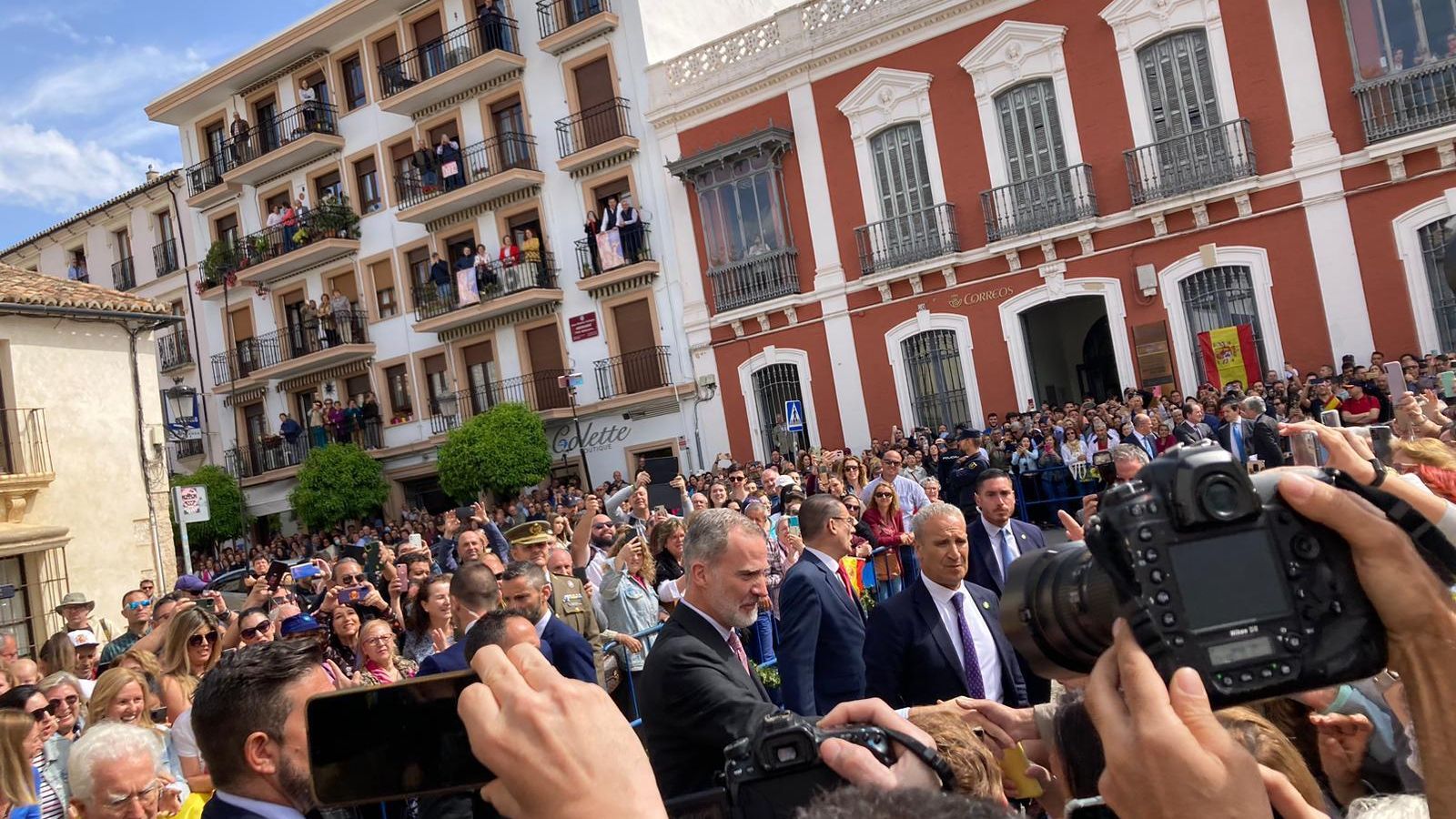 Recibimiento al Rey en Ronda.