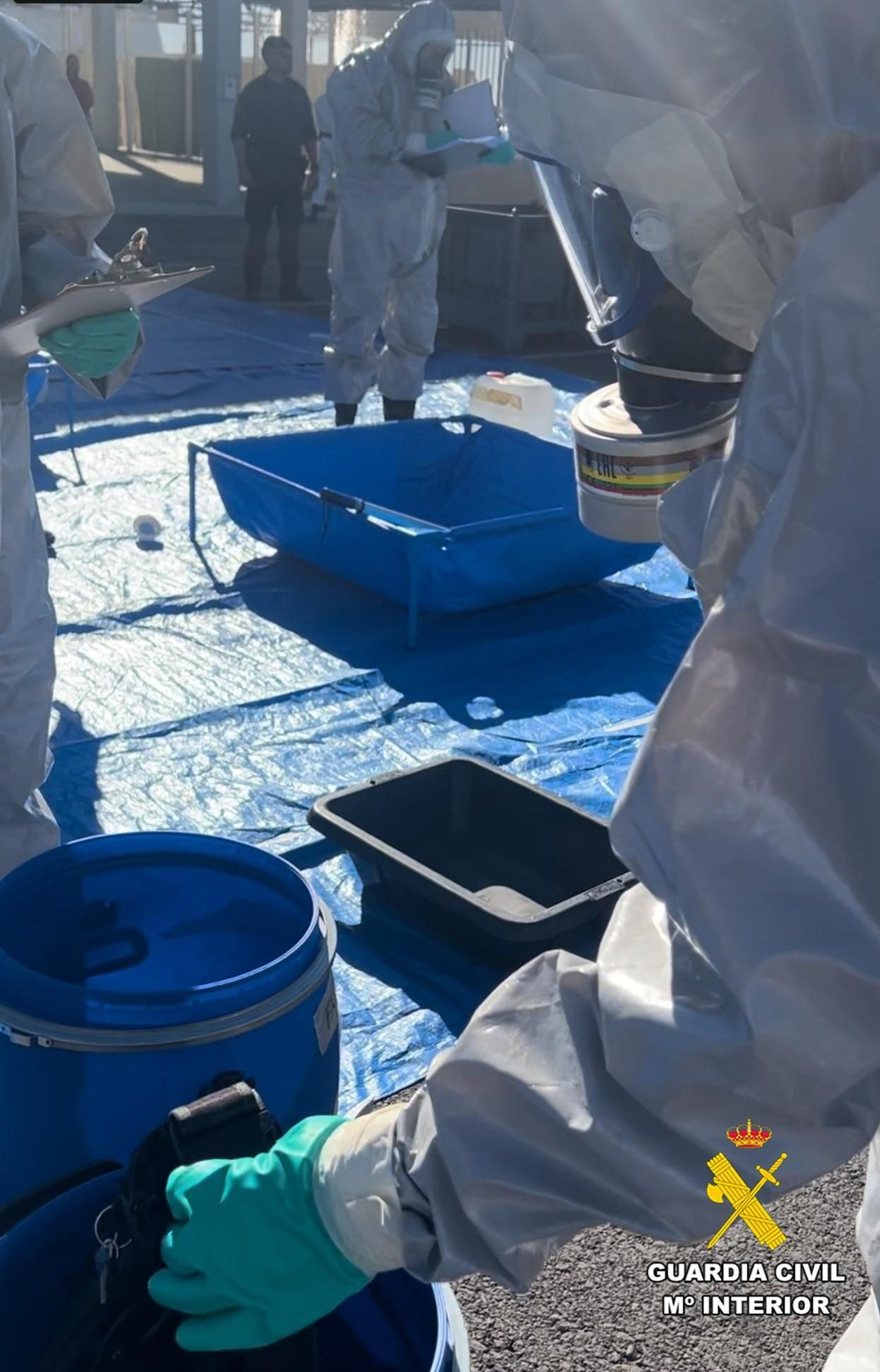 La Guardia Civil forma en Almería a 24 agentes frente a posibles amenazas NRBQ