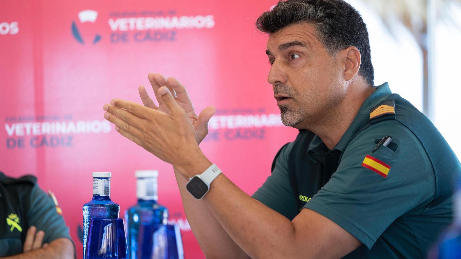 El jefe accidental del Seprona. Francisco José Limón.