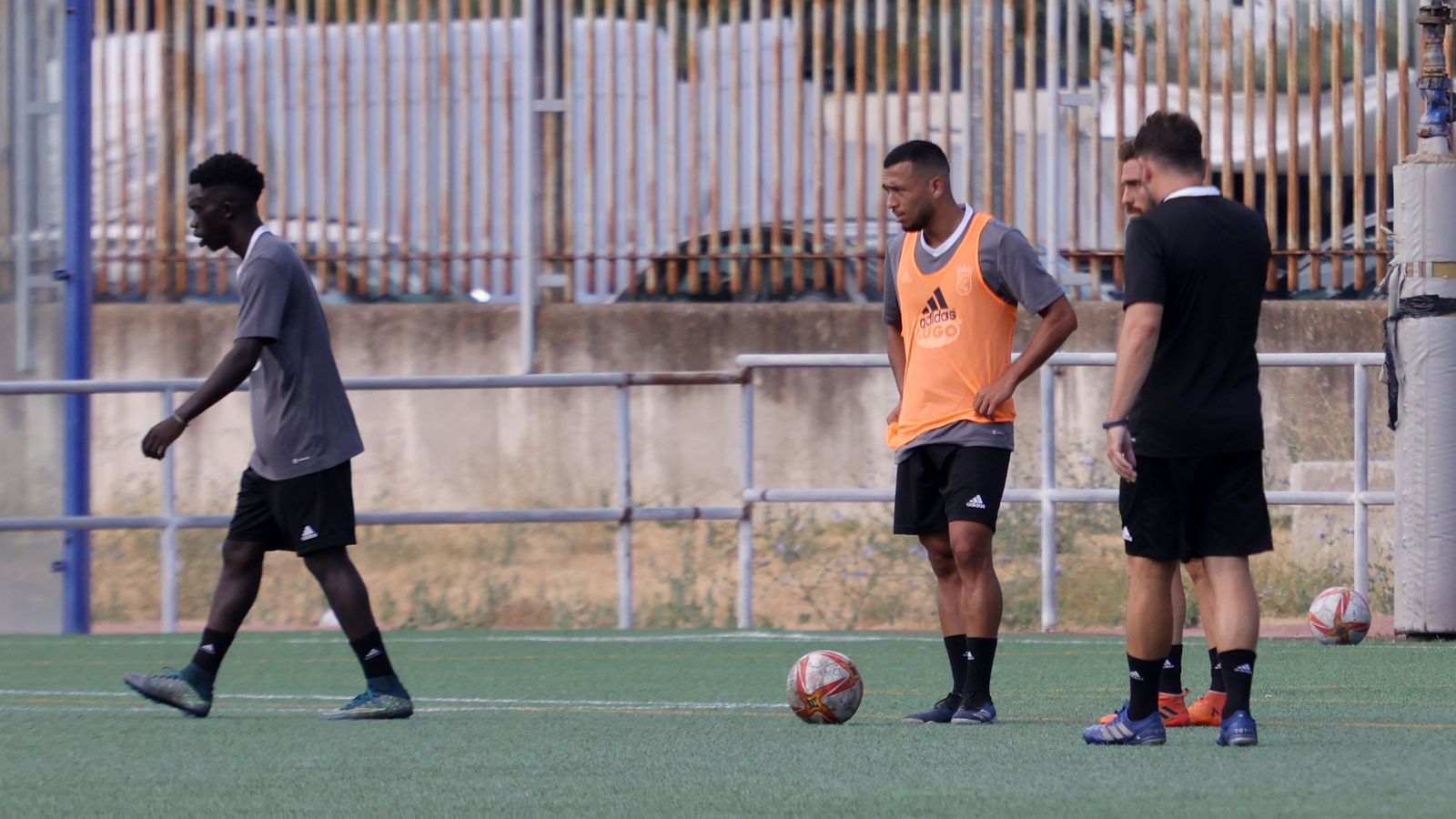 Entrenamiento del Xerez CD en la Granja