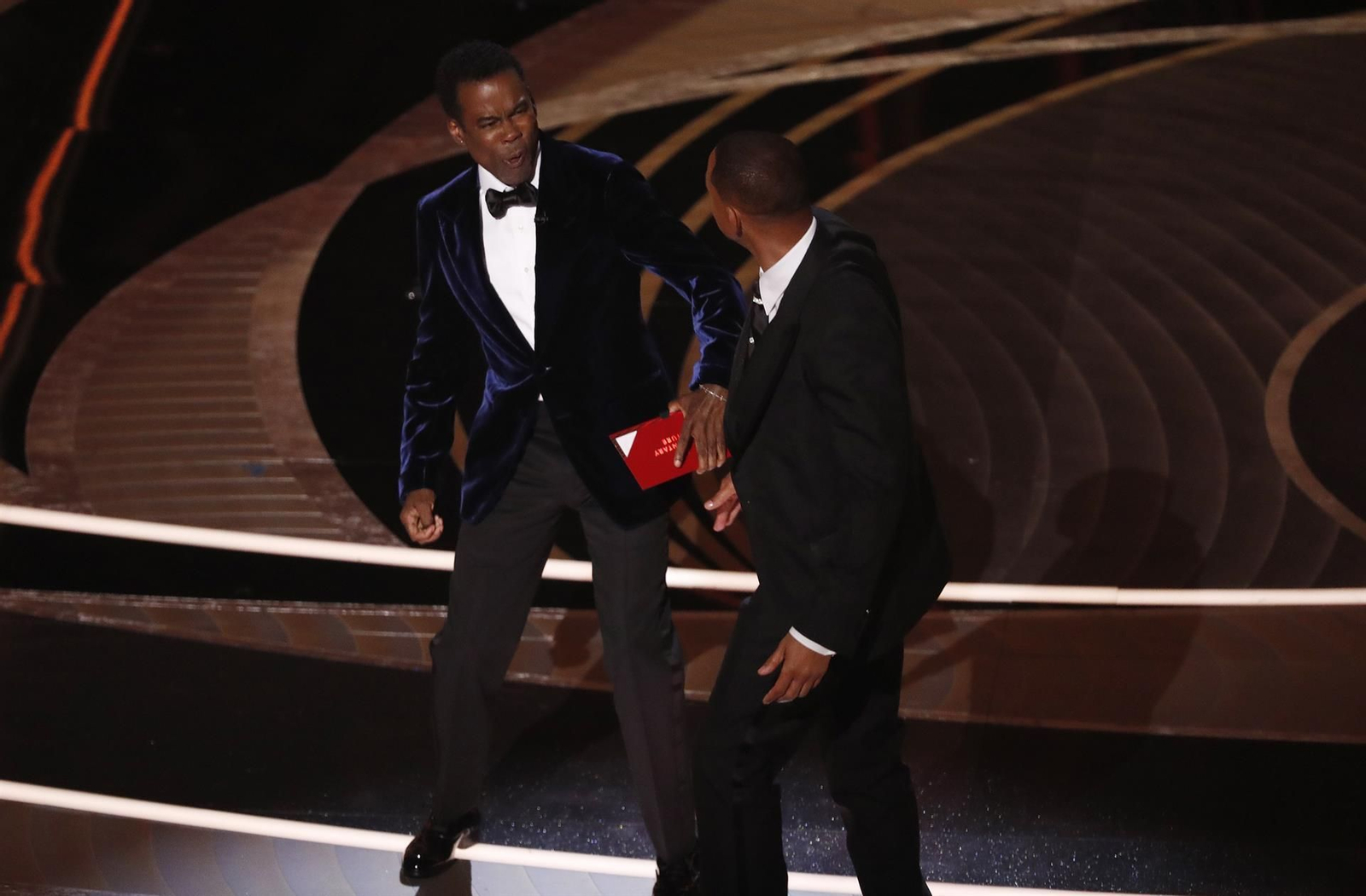 Chris Rock tras recibir la bofetada de Will Smith