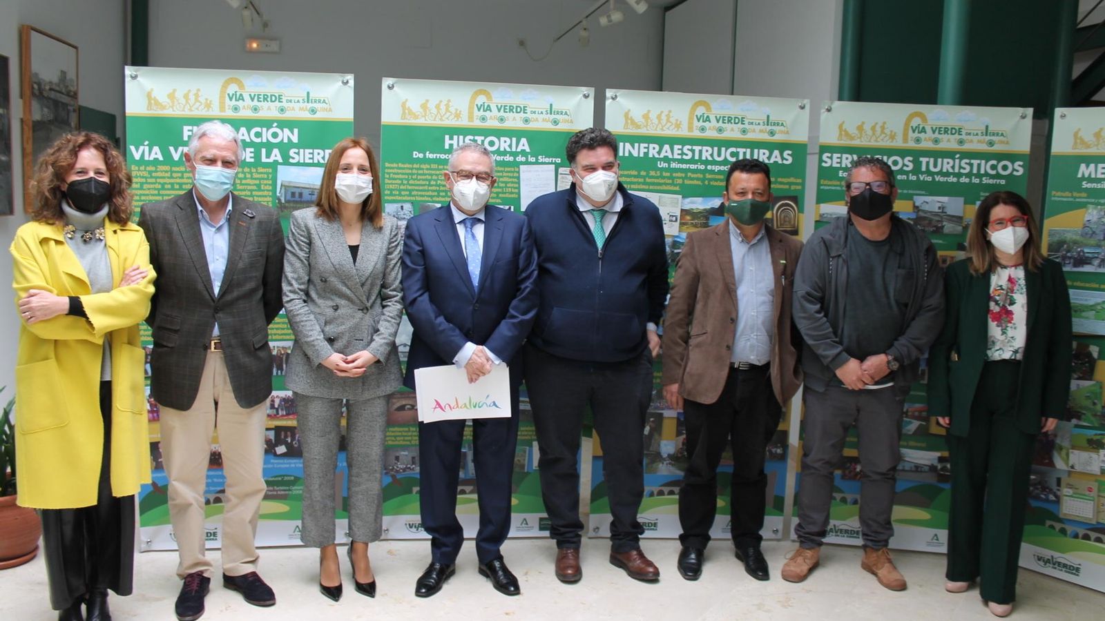 Encuentro de la Fundación Vía Verde de la Sierra en Pruna.