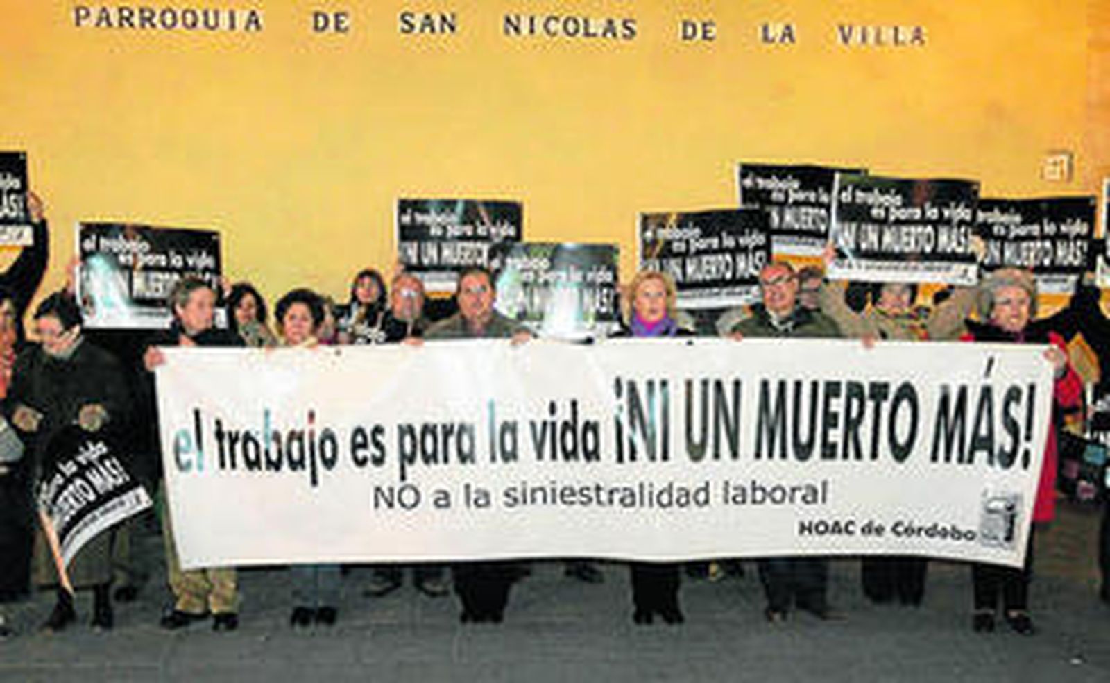 Un momento de la concentración.