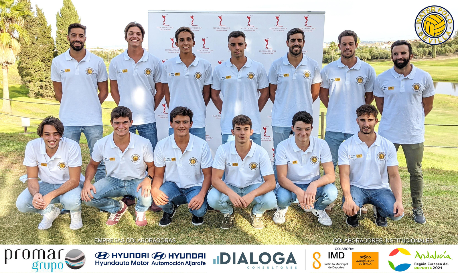 El primer equipo del Waterpolo Sevilla para la presente temporada.