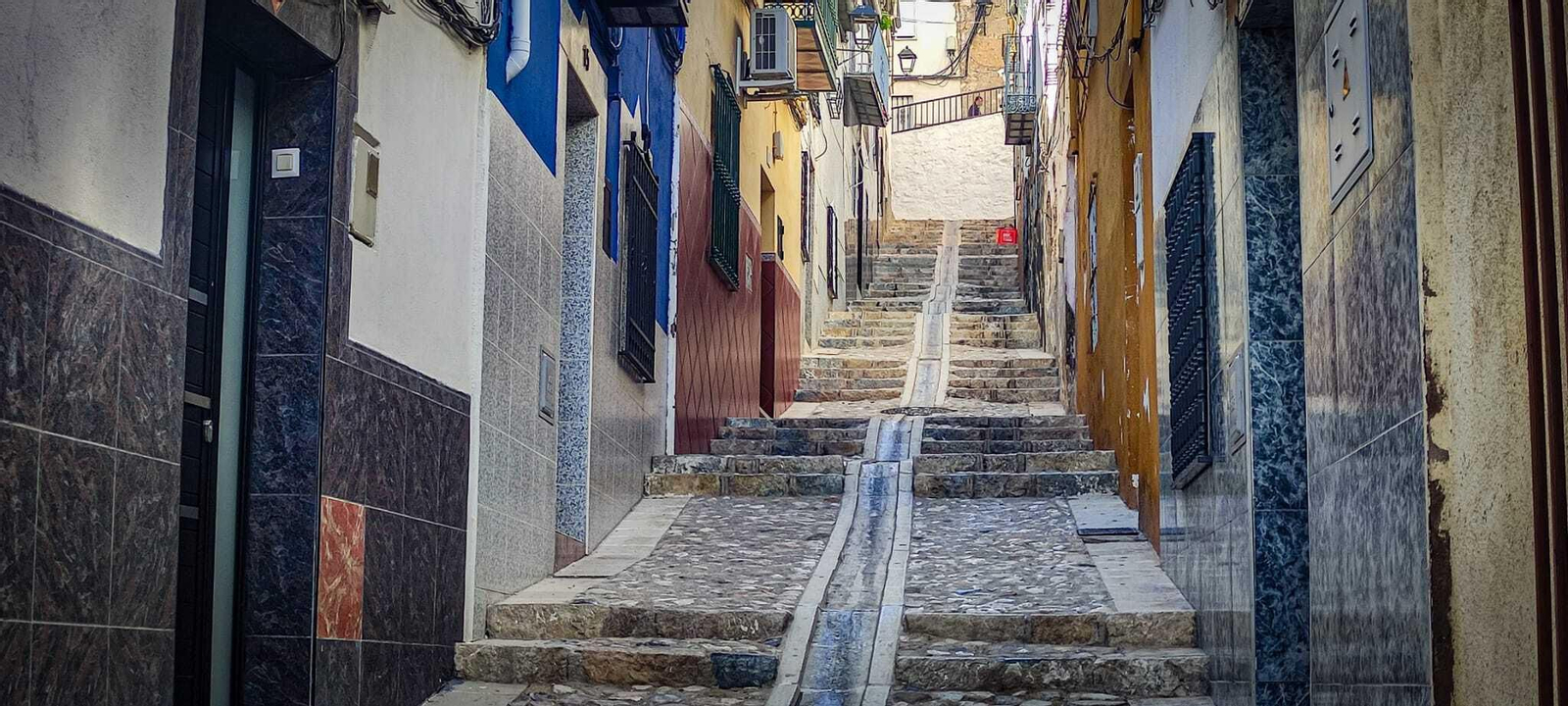 Ruta desde el casco histórico al Cerro de Santa Catalina