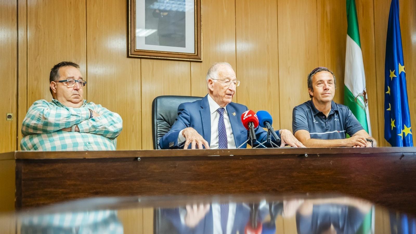 El alcalde roquetero durante su intervención en la presentación de la competición.