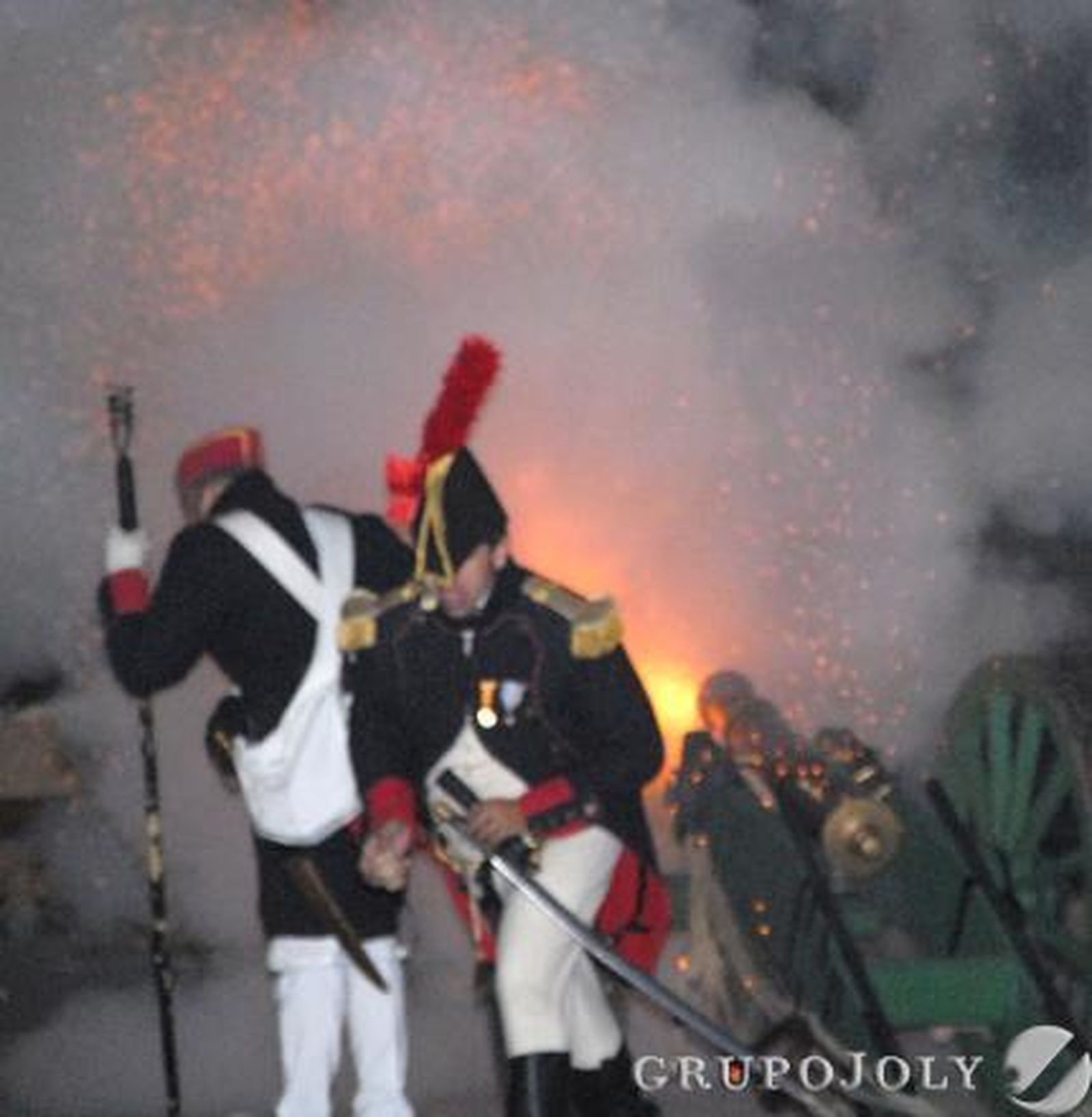 Recreación de la batalla del Portazgo.

Foto: Rioja