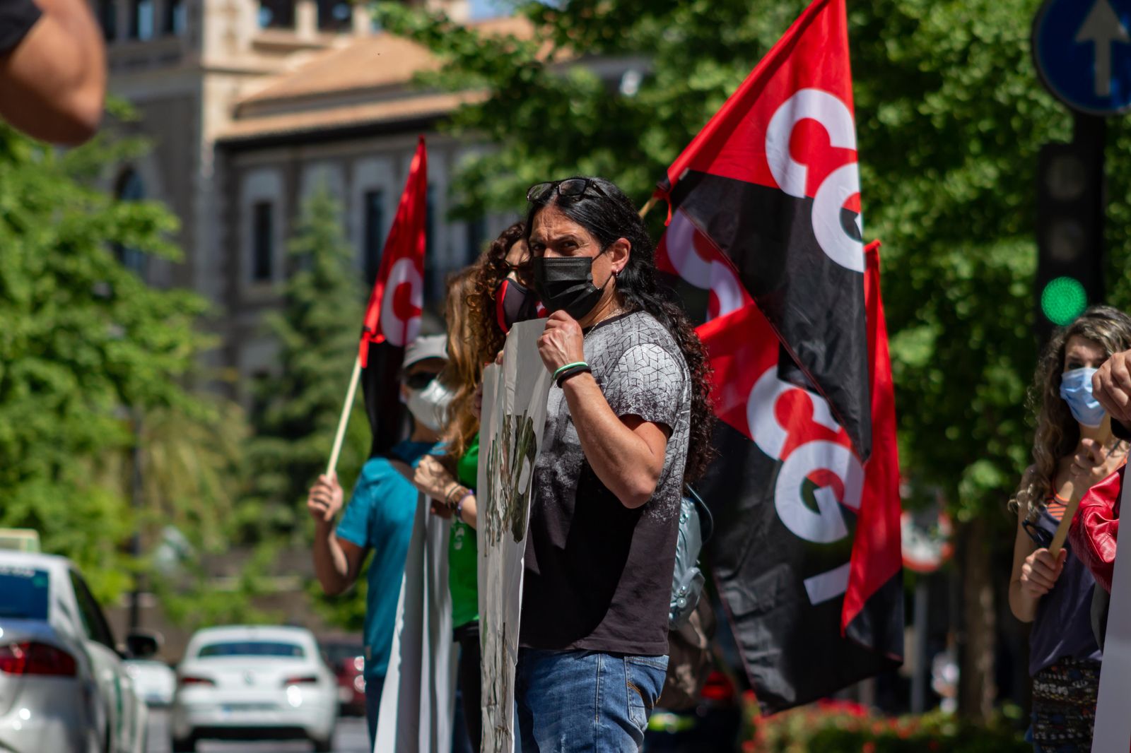 Fotos: manifestación en Granada por unos servicios públicos dignos y estables
