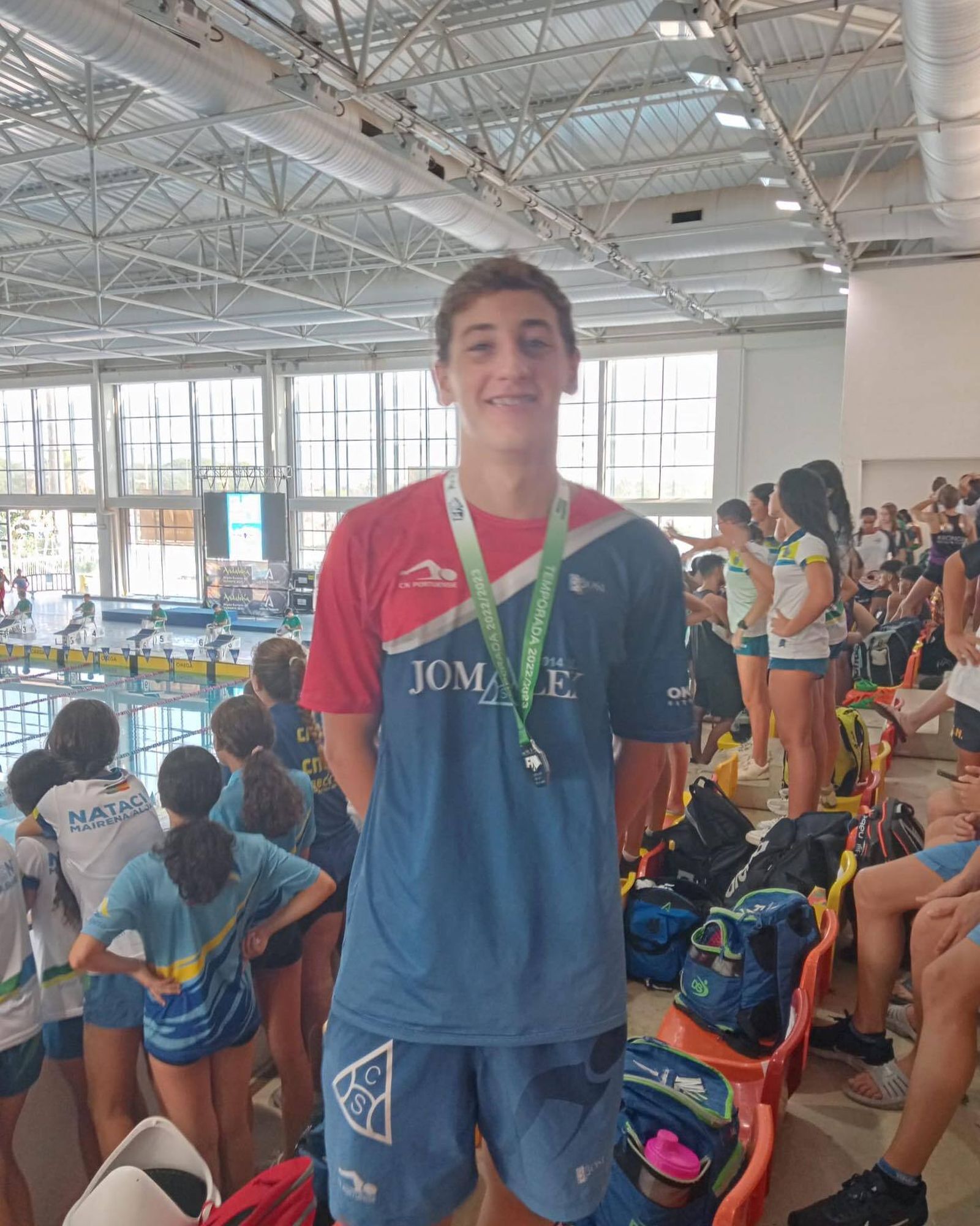 Nicolás Gilabert, medalla de plata en 50 metros braza.