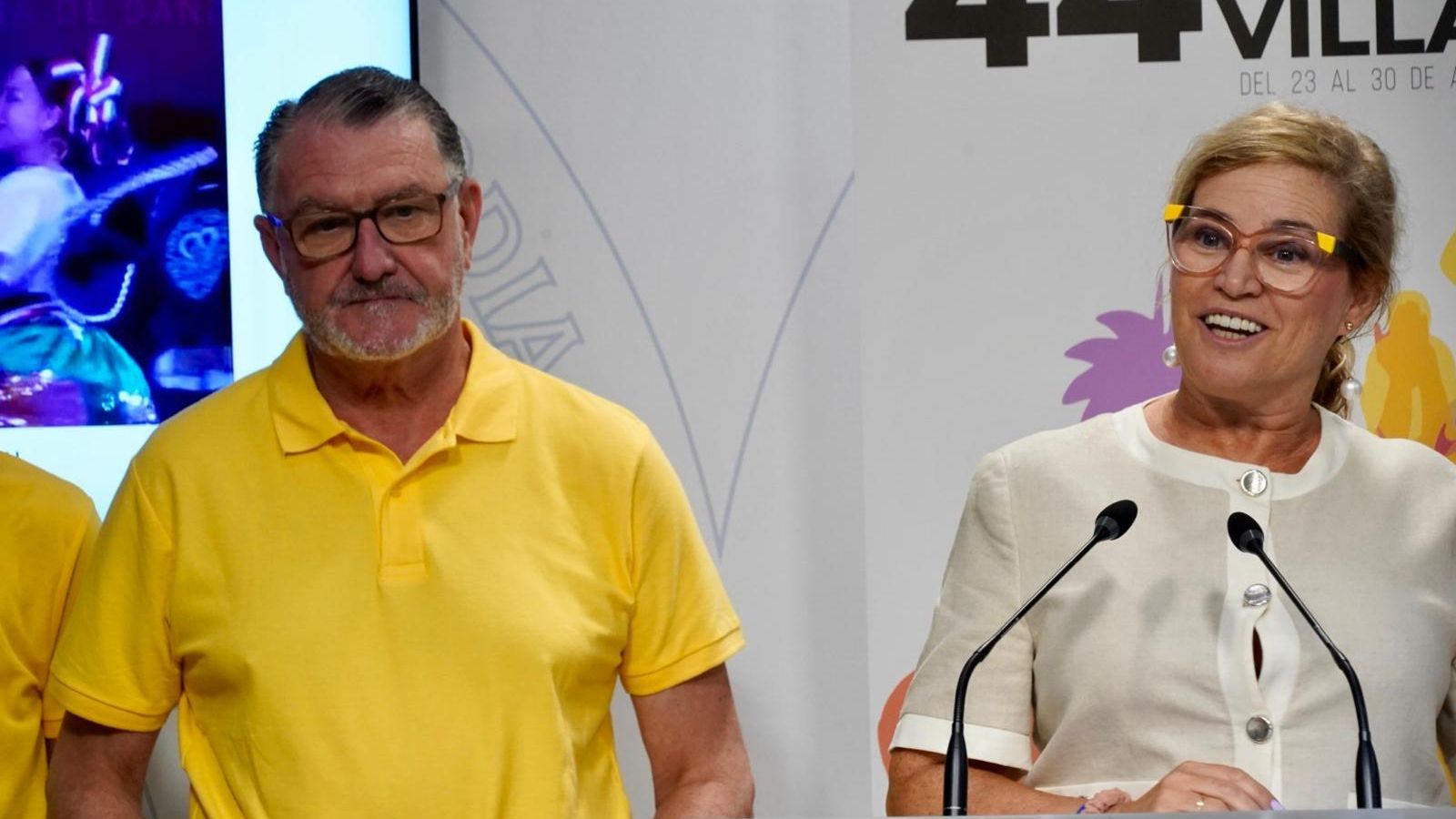 José Manuel Zamora y Gracia Baquero en la presentación del festival.