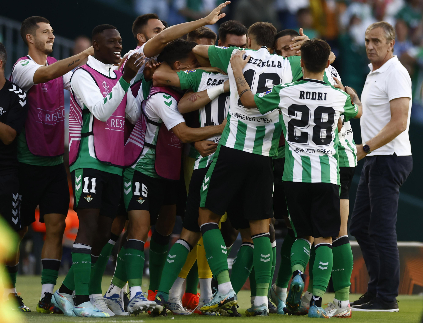 Las imágenes del Betis-Roma