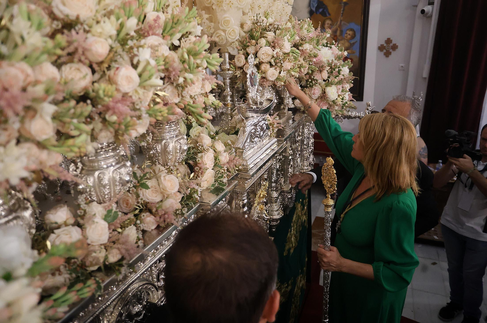 Imágenes de la procesión extraordinaria de la Virgen de la Esperanza por las calles de Huelva