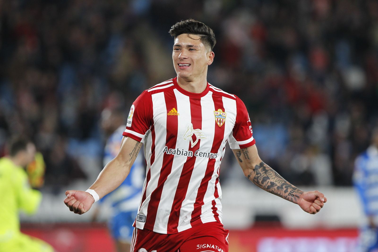 Darwin Núñez hizo el gol 500 de la UDAlmeria en el Estadio en el 4-0 al Deportivo