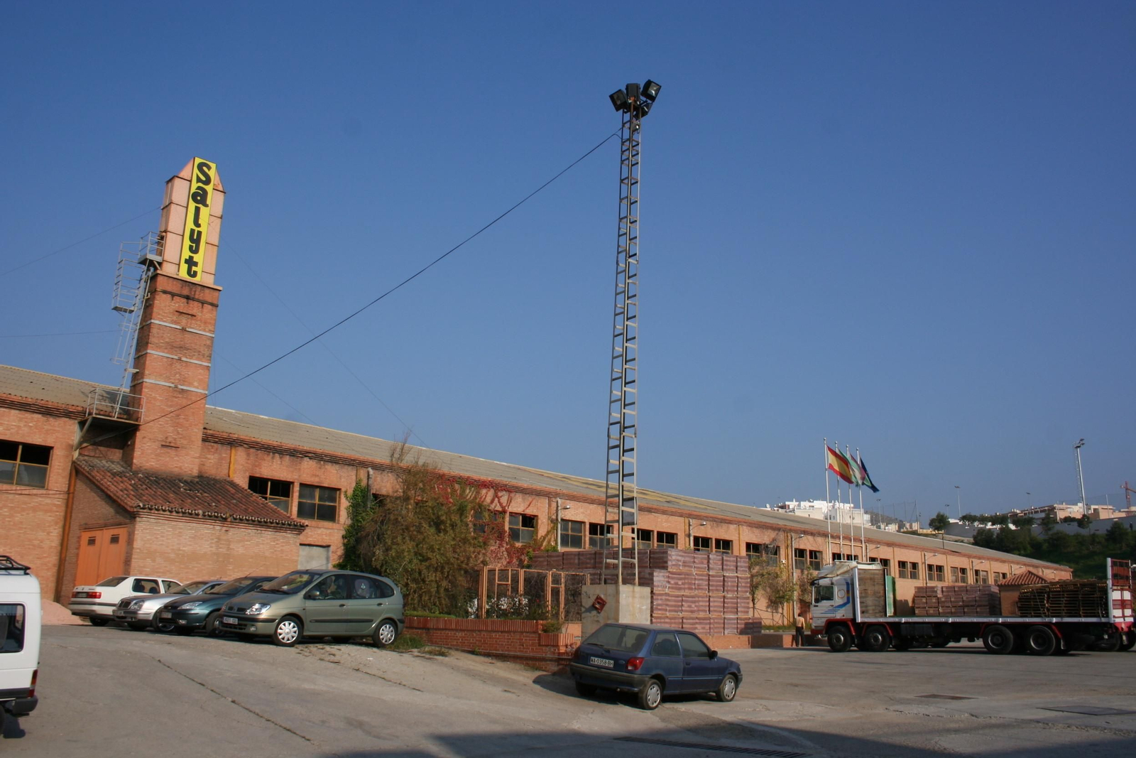 Imagen de archivo de la vieja fábrica de ladrillo Salyt.