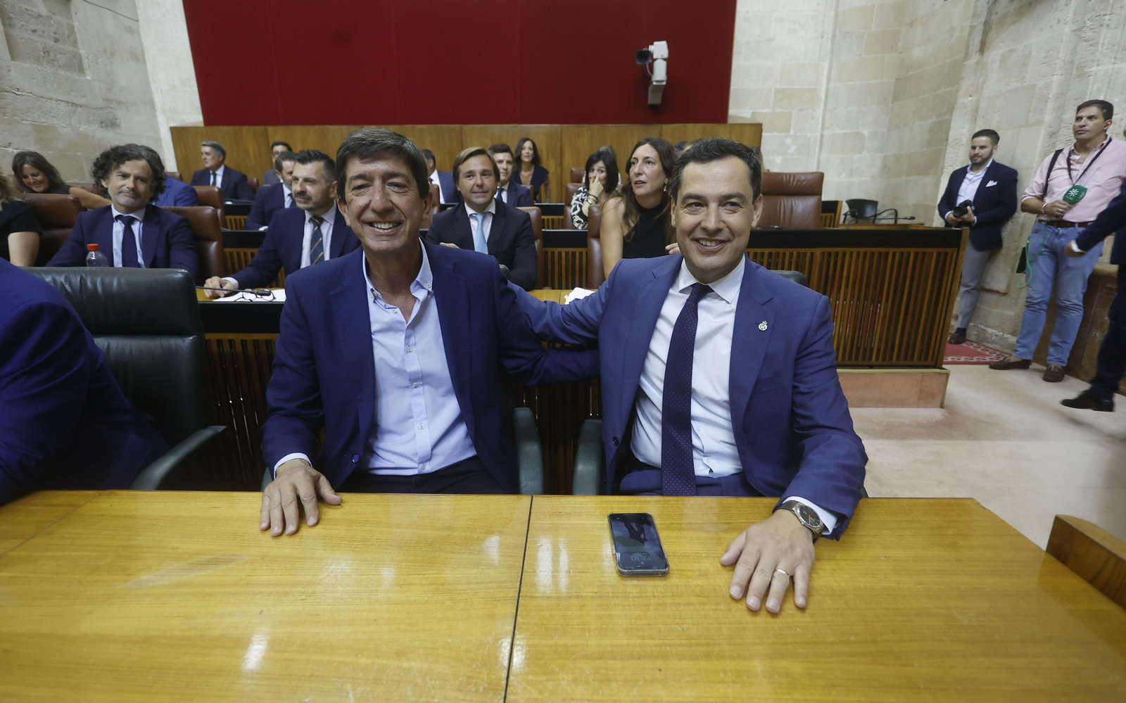 La constitución del Parlamento andaluz, todas las imágenes