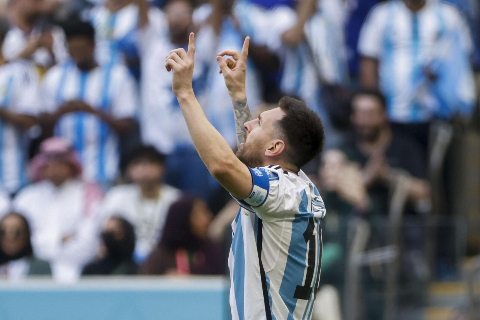 Las imágenes del Artentina - Arabia Saudí en el Mundial de Qatar