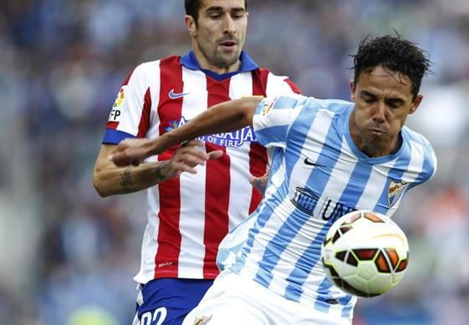 Los 10 jugadores más tarjeteros del Málaga