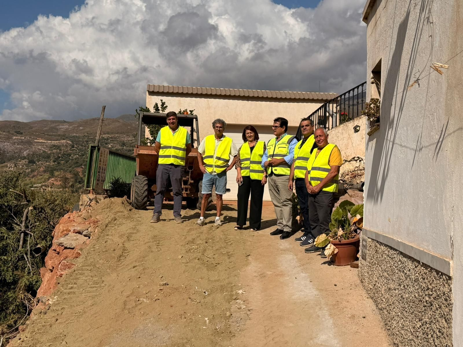 Visita a las obras.