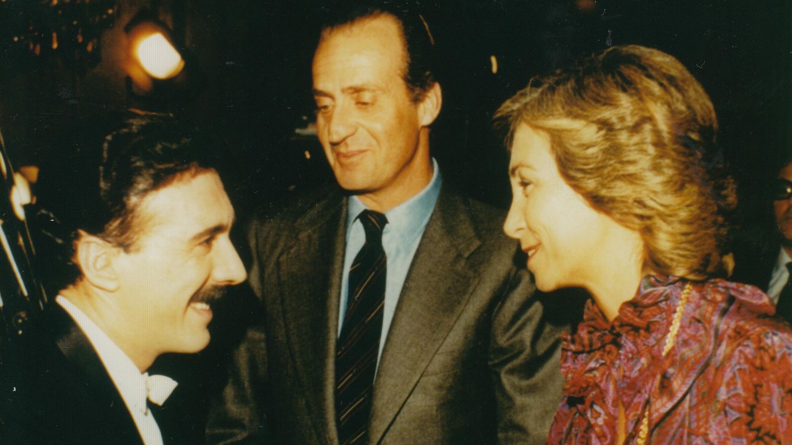 Con los entonces Reyes de España en 1982. Con los entonces Reyes de España en 1982.