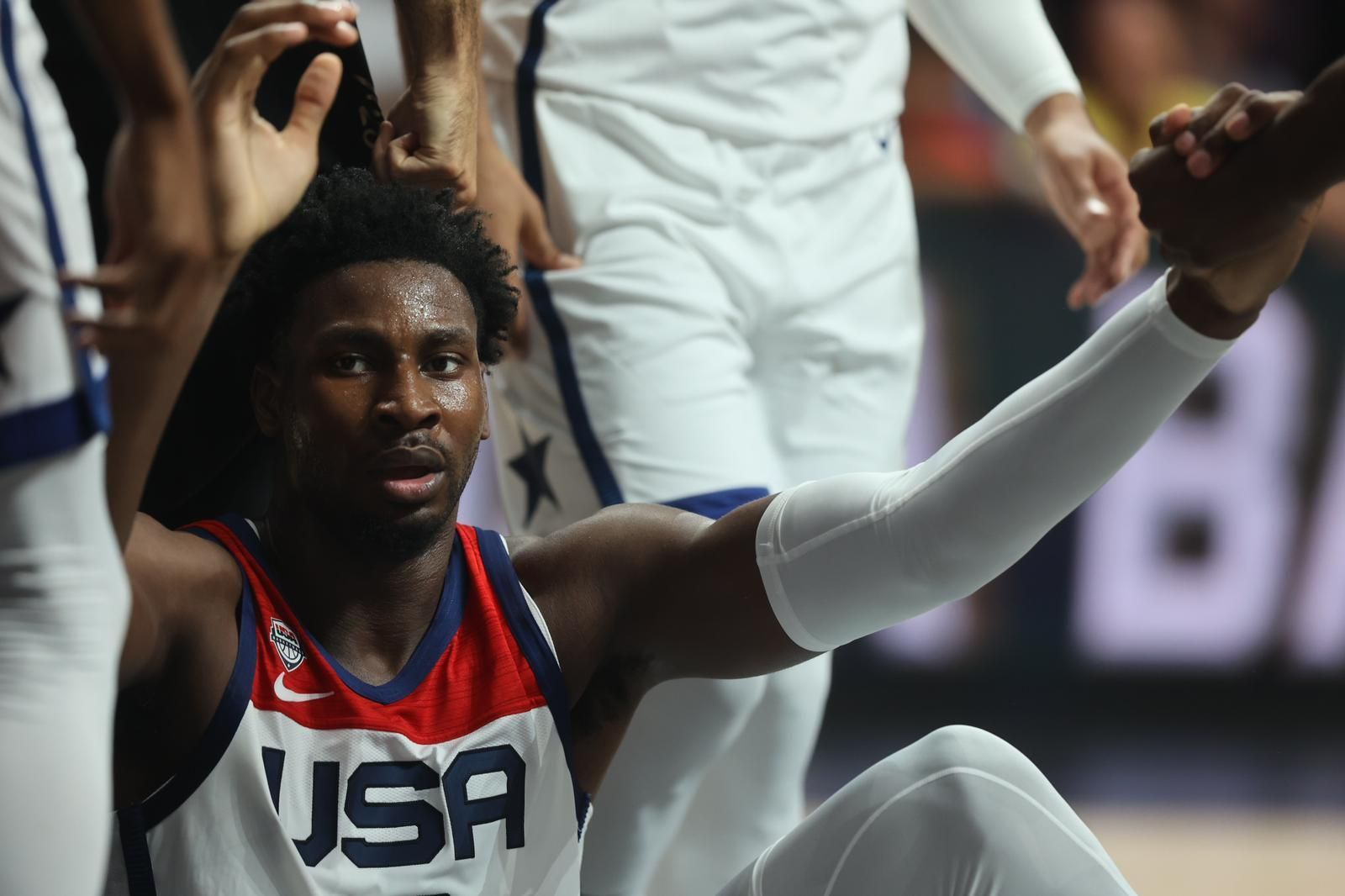 Las imágenes del España-Estados Unidos en el Martín Carpena