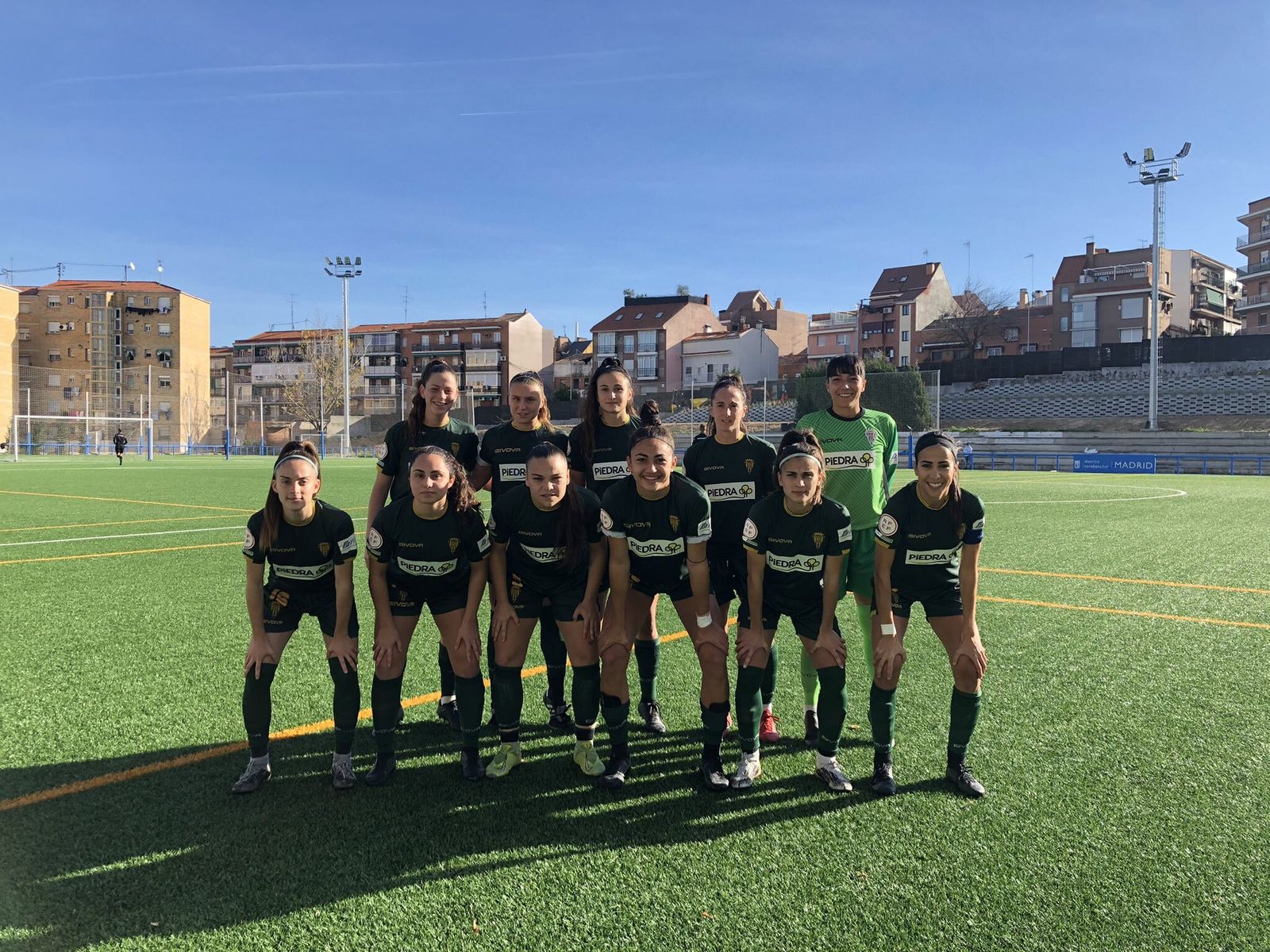 Once titular del Córdoba Femenino ante el Madrid CFF B.