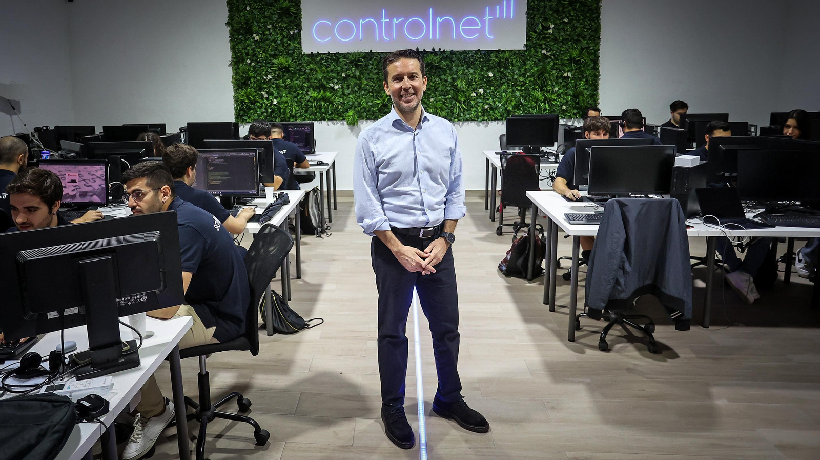 José María Martín-Mateos en la Software Factory de ControlNet.