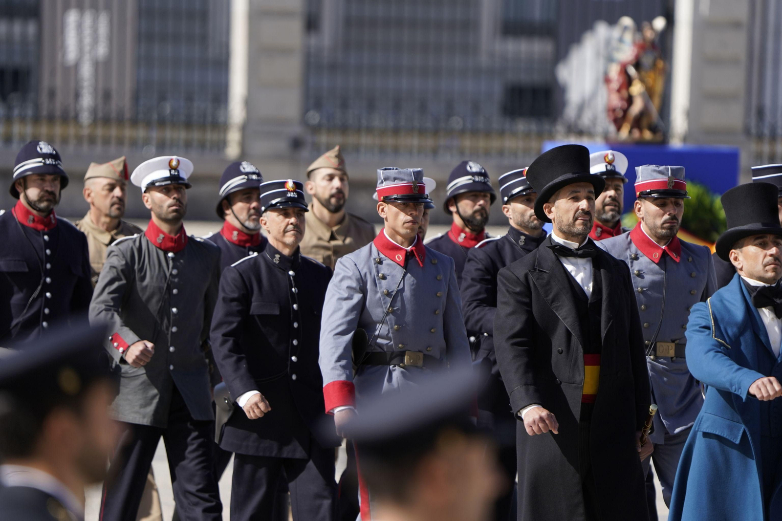 Los Reyes presiden los actos del bicentenario de la Policía Nacional