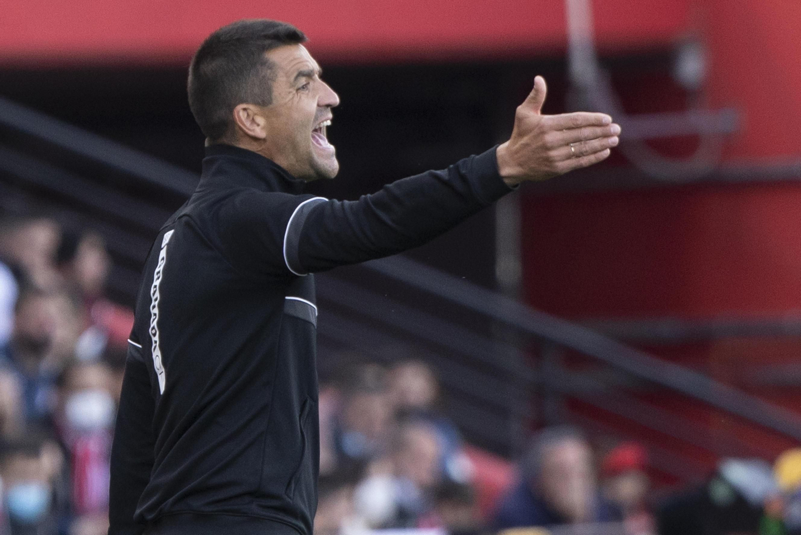 Rubén Torrecilla, durante el partido ante el Elche