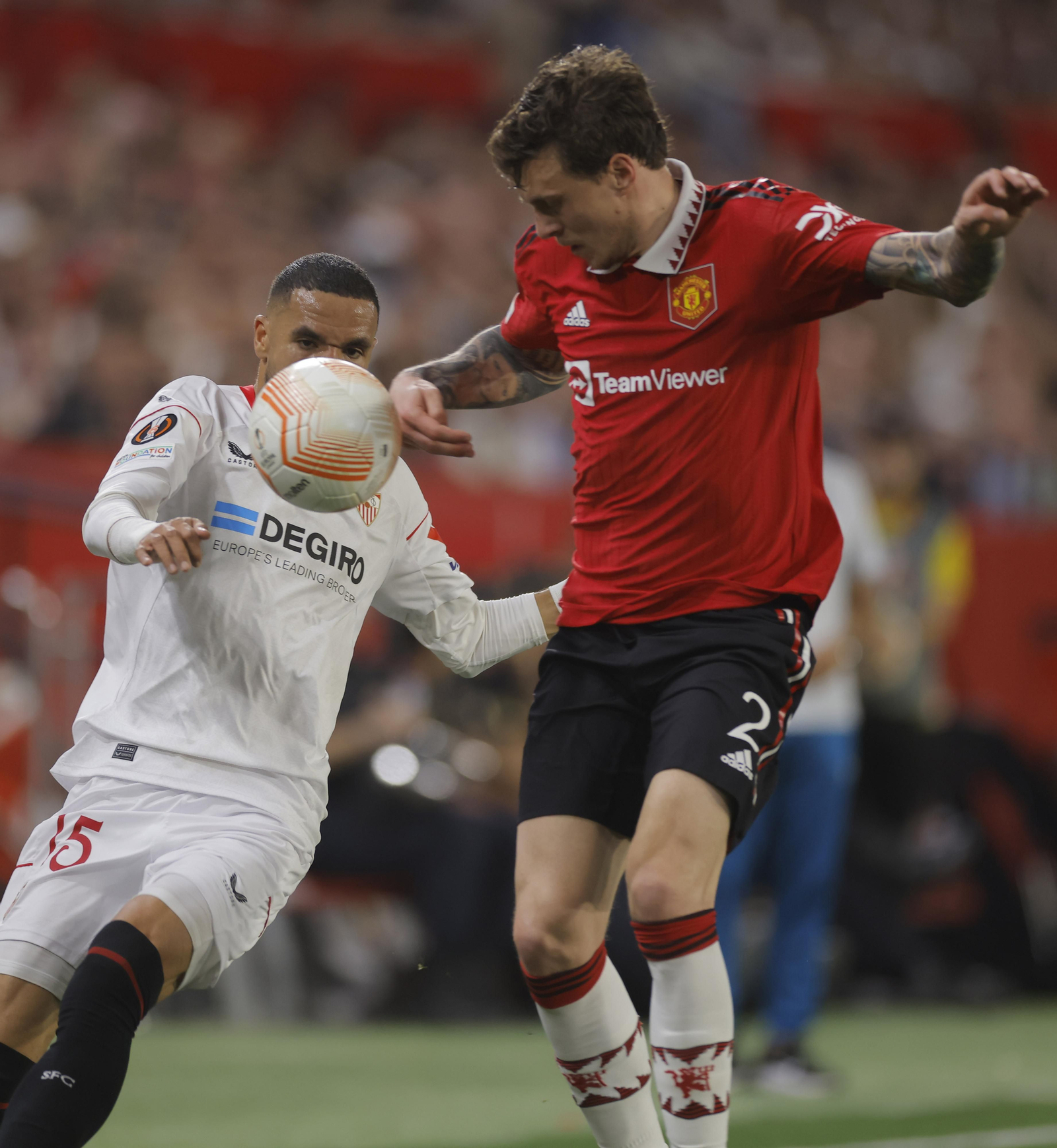 Las fotos del Sevilla-Manchester