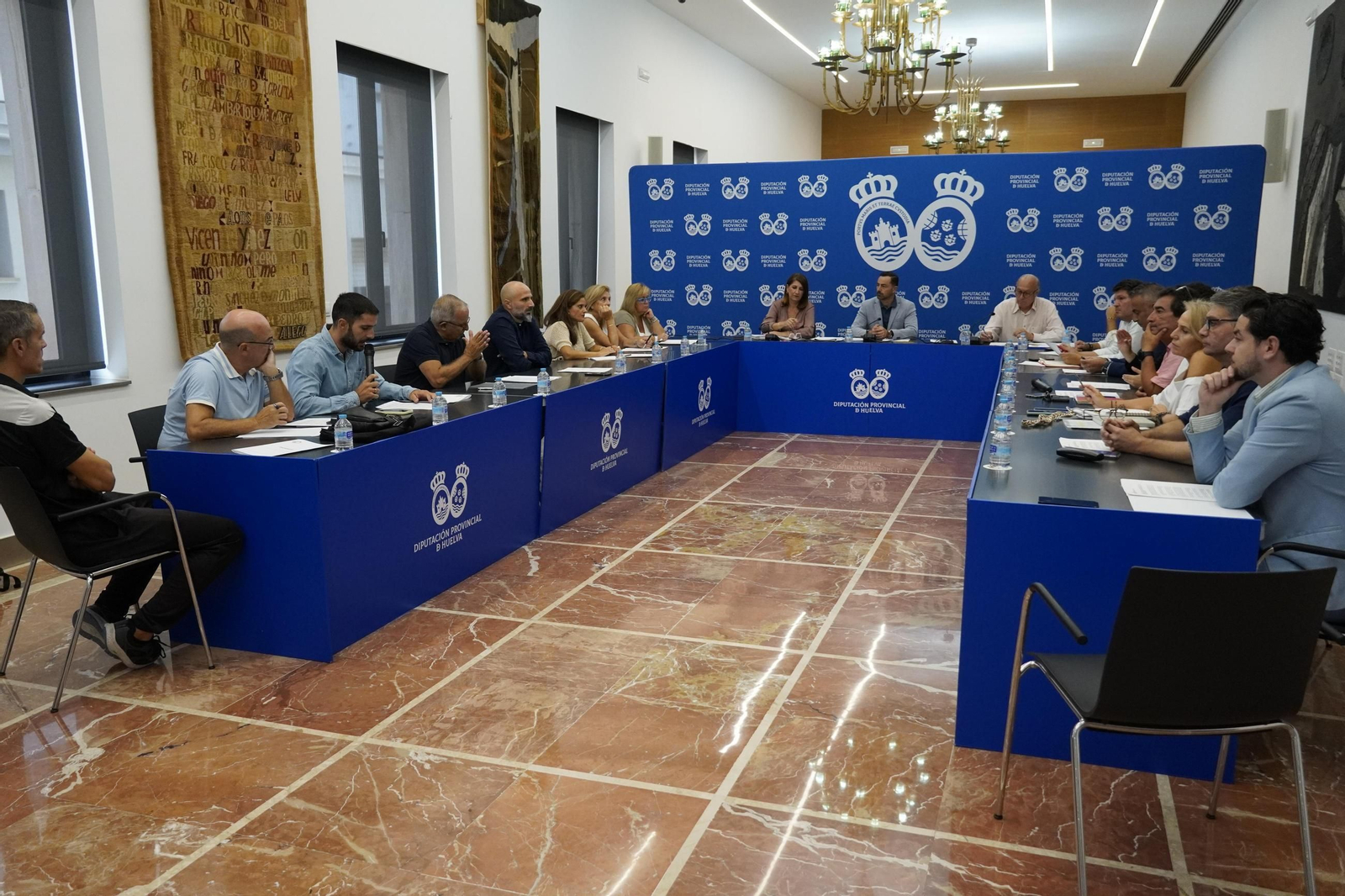 La Comisión del Deporte, reunida este miércoles.