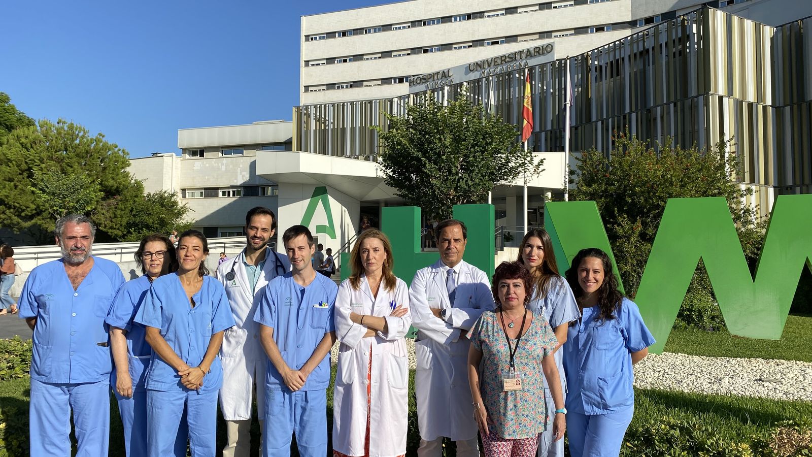 El equipo de profesionales de la Unidad de Imagen Cardíaca del Macarena.