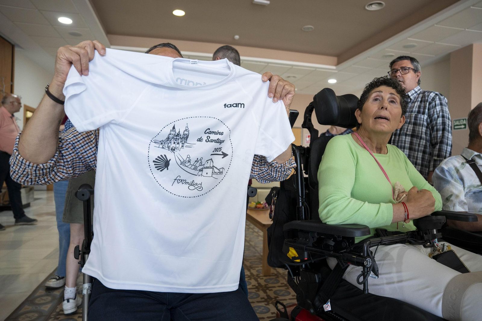 Las imágenes del acto de iniciación del Camino de Santiago de FAAM en Almería