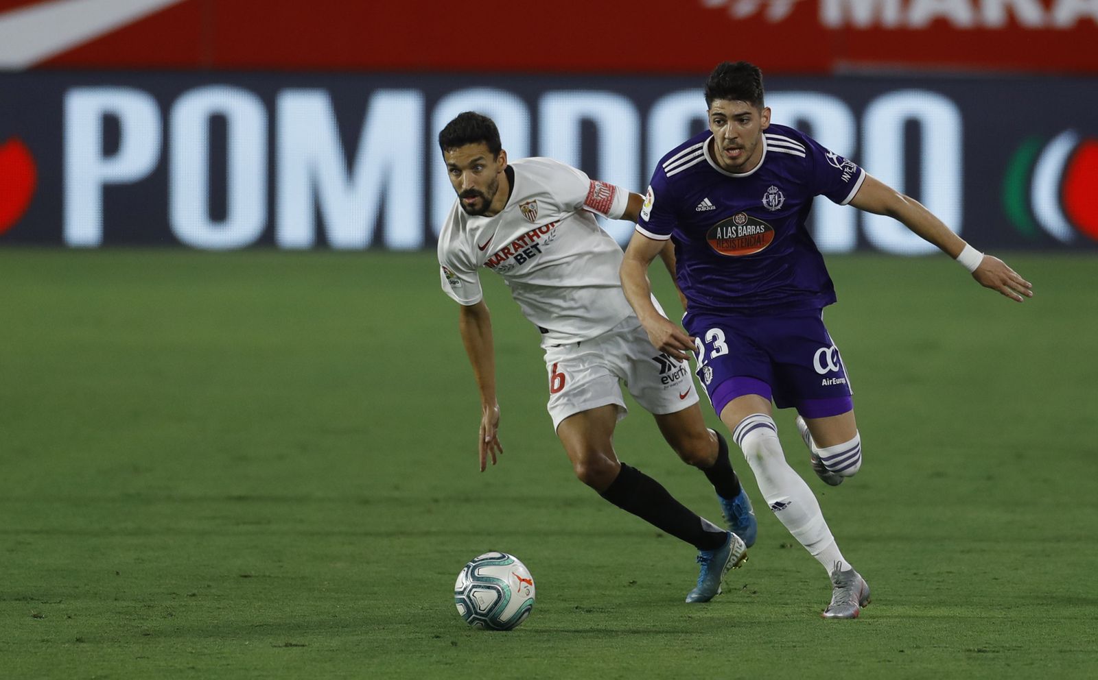 Las imágenes del Sevilla-Valladolid