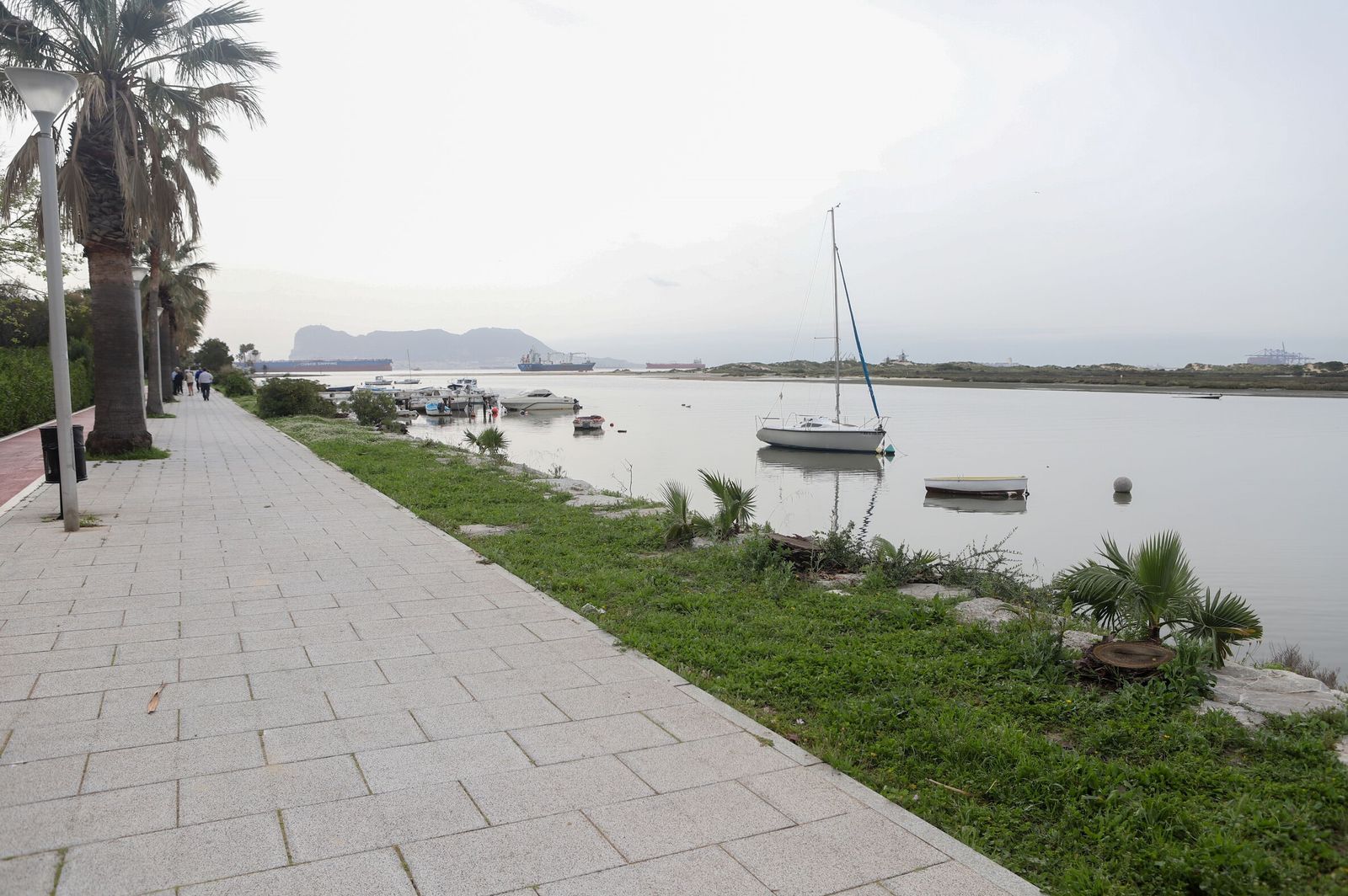 La desembocadura del río Palmones.