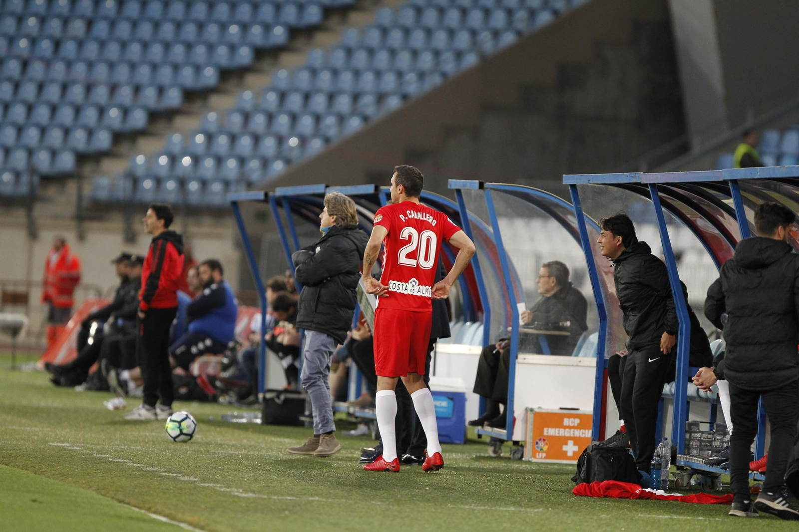 El UD Almería-Rayo Vallecano, en imágenes