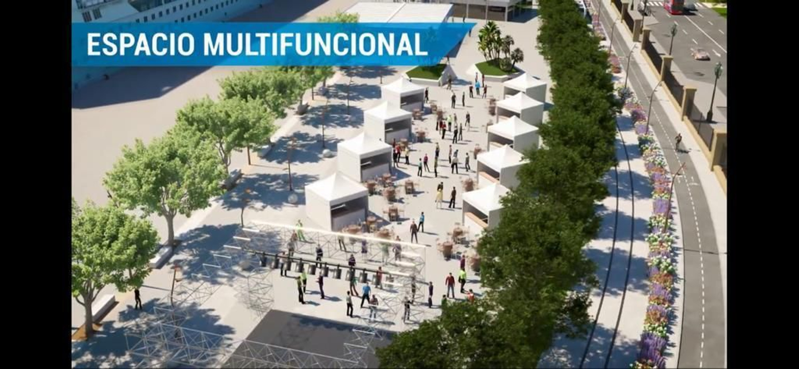 Así será la avenida que surja tras la integración puerto y ciudad Así será la avenida que surja tras la integración puerto y ciudad