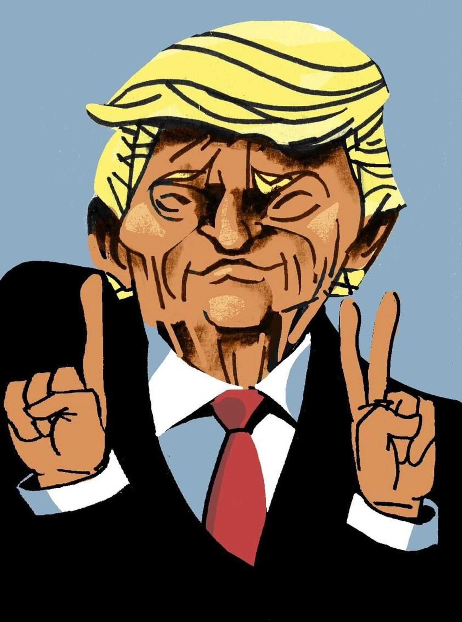 Primer aniversario del segundo Trump