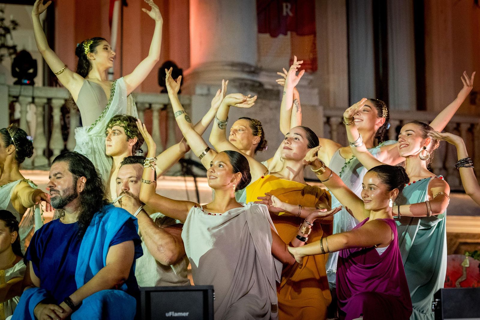 Las imágenes de Gades Romana 2025: la comitiva y el espectáculo inaugural en Cádiz